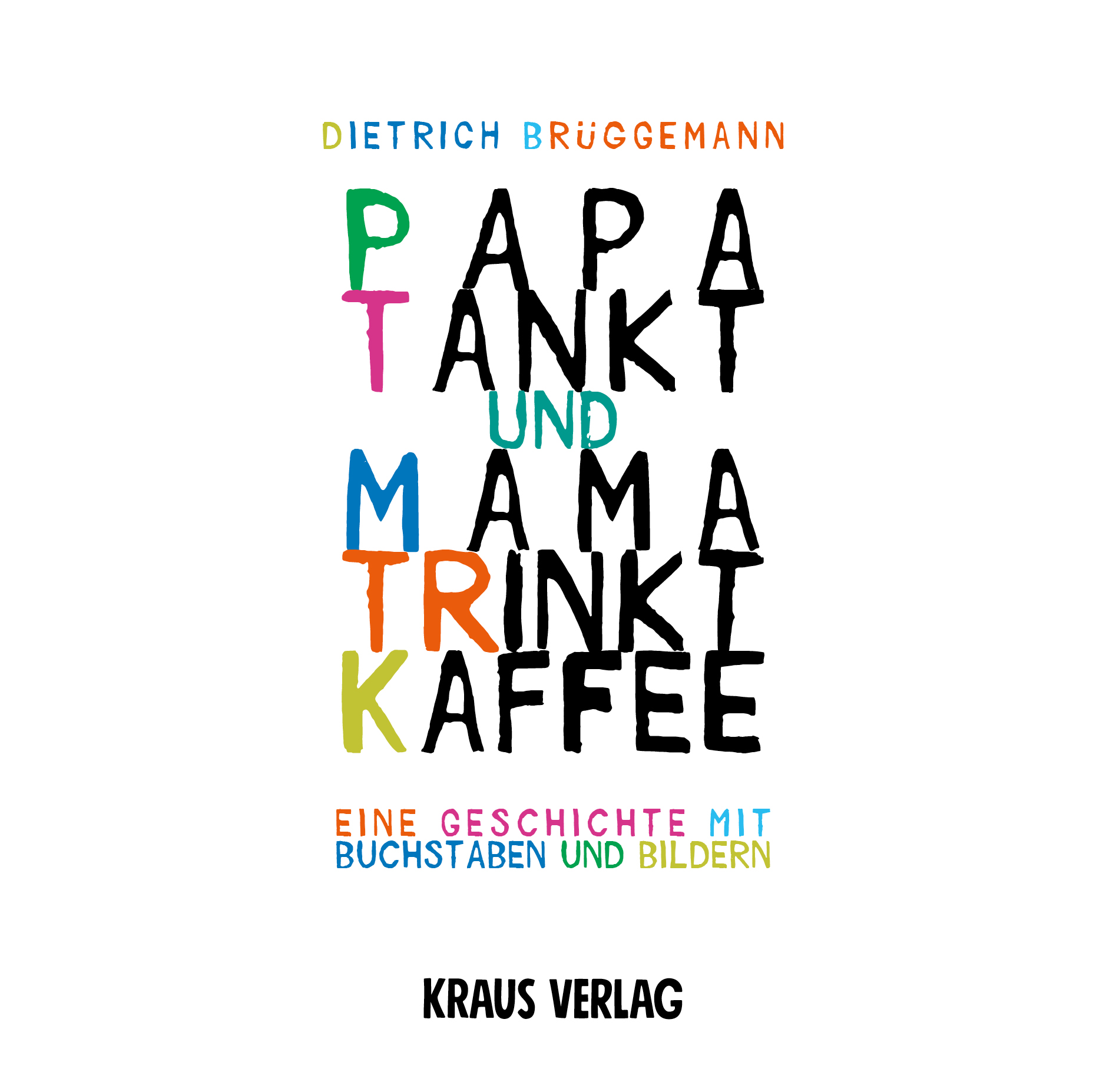 Papa tankt und Mama trinkt Kaffee
